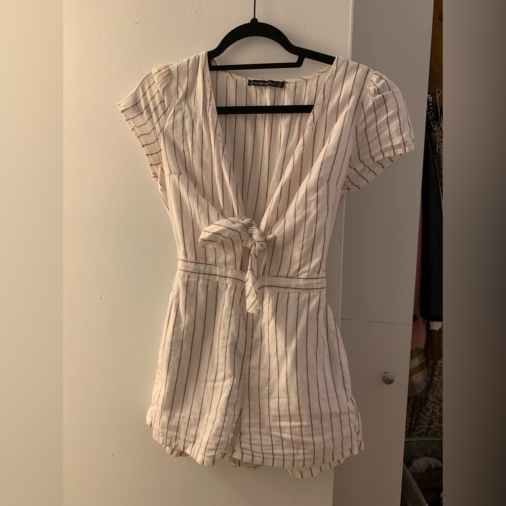 Abrecrombie pinstripes romper